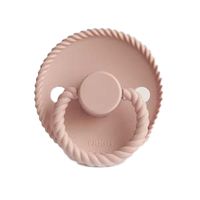 FRIGG Silicone Glow in the Dark Rope Pacifier - Size 2 - Blush